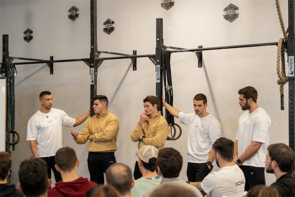 Treino prático no Curso Treinador MVP