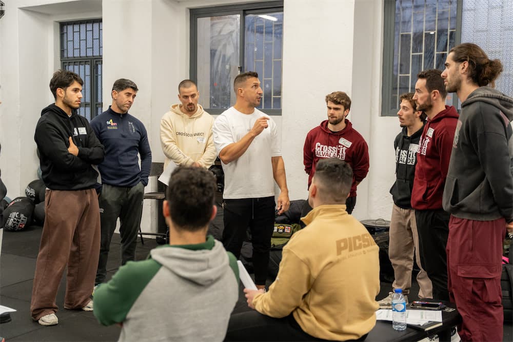 Sessão prática do Curso Treinador MVP